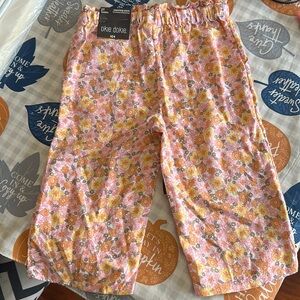 Girls 2t paper bag pants NWT